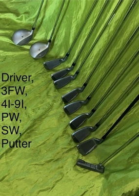 Prelude Excalibur Golf Club Set RH Driver 3Fairway 4I-9I PW SW Putter - Image 1 of 4