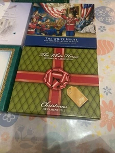 White House Historical Association Lot Of 8 Christmas Ornaments 2008-2012 Plus - Picture 1 of 13