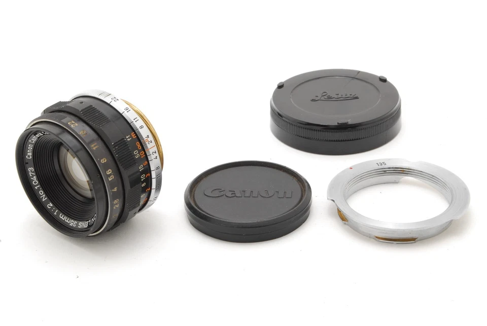 【EXCELENTE+5】 Lente Canon 35 mm f/2 L39 Leica Montaje con tornillo LTM de JAPÓN Foto 1 de 4