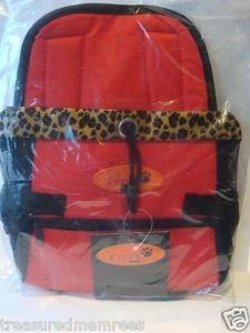 Ritzy Paw Designer Pet Carrier ~ Red & Black ~ New With Tags - Picture 1 of 8
