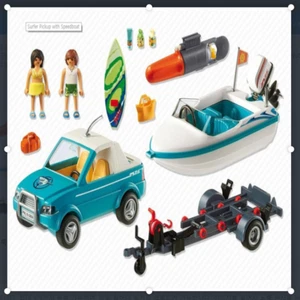 Playmobil Surfer Pickup mit Schnellboot - 6864 - Neu - Bild 1 von 7