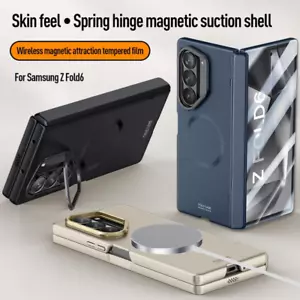 Magsafe Magnetic With Privacy Tempered Glass Flim case For Samsung Z Fold 6 - Picture 1 of 13