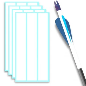 Arrow Wraps Qty. 14 Solid White Vinyl, Archery, Bow Hunting, Arrow Building - Picture 1 of 1