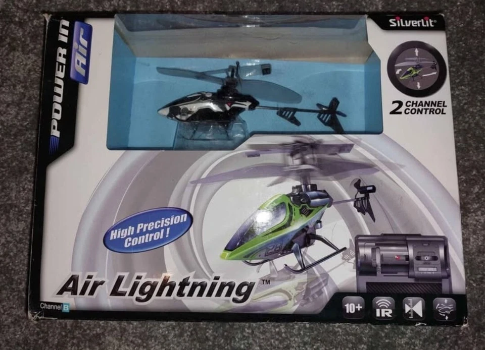 Silverlit AIR LIGHTNING RC HELICOPTER - 2 Channel -  LIGHTLY USED🎄🎁 - Image 1 of 1