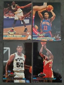Lote (4) 1994 Stadium Club Baloncesto Miembros Solo Robinson Thomas Webber Wilkins - Imagen 1 de 1