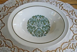 Tazón para servir vintage Ridgway Ironstone Martinica blanco 6 3/4" Inglaterra ~  - Imagen 1 de 8