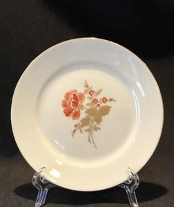 Hochst Hand Painted Porcelain Orange Floral Plate #8 New - Picture 1 of 6