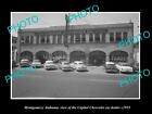 OLD 8x6 HISTORIC PHOTO MONTGOMERY ALABAMA CAPITAL CHEVROLET CAR STORE c1955