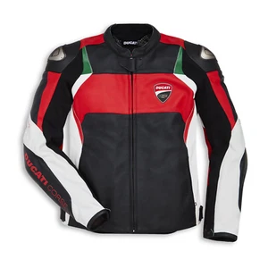 New Dainese Ducati Corse C3 Leather Jacket Men's EU48 Black/Red/White #981037448 - Picture 1 of 2