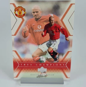 David Beckham Upper Deck True Champions #106 2001-2002 Manchester United Card - Picture 1 of 10