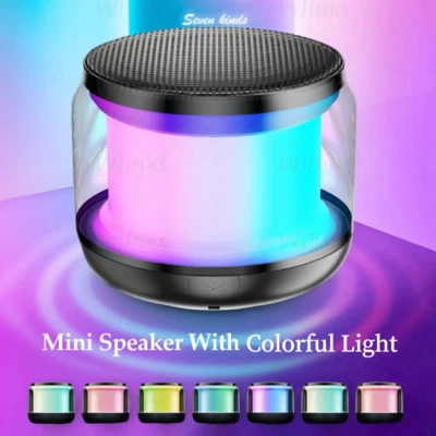 Bluetooth Wireless Mini Portable Speaker Bass for MP3 iPhone iPad Night Light UK - Image 1 of 4