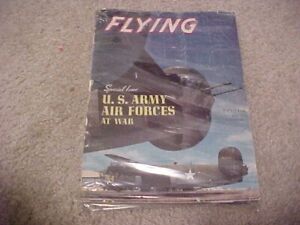 WWII FLYING MAGAZINE OCT 1943 VOL 33 #4 SPECIAL ISSUE U.S. ARMY AIR FORCE AT WAR
