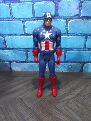 Boneco de ação 2013 Hasbro Marvel Avengers Titan Hero Series Capitão América 12" - Imagem 1 de 3