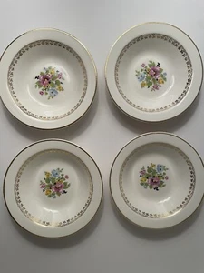 Vintage 1910-1940 Derwood W.S. George 5 1/2” Dessert/Sauce Bowls 4 Pcs - Picture 1 of 13