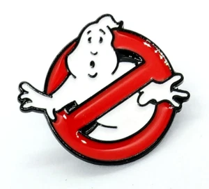 GHOST BUSTERS PIN 80s 1980s Ghostbusters Movie Logo Enamel Brooch (Great Gift!) - Picture 1 of 3