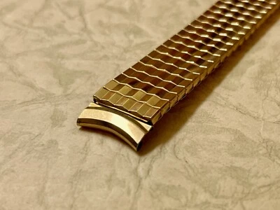 Kreisler USA 1960s Bulova Accutron size 17.3mm gold-filled vintage watch band - Image 1 of 4