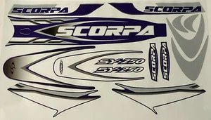 Juego completo de calcomanías/pegatinas Scorpa SY250 Trials Bike 2000/2009 - Imagen 1 de 2