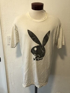 Playboy Vintage Herren T-Shirt XL weiß schwarz Logo Grafik J321 - Bild 1 von 17