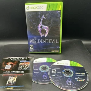 Resident Evil 6 (Microsoft Xbox 360, 2012) with insert 2 Disc - Picture 1 of 5