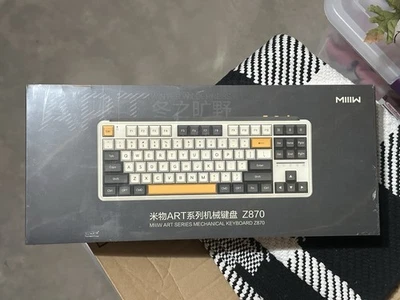 MIIIW Z870 ART 75% Mechanical Keyboard Wireless RGB Red Axis 87 Key *SEALED* - Image 1 of 2