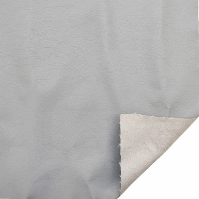 Boat Fuzzy Back Vinyl | Faux Leather Medium Gray 54 Inch (YD) - Image 1 of 3