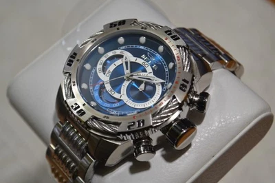 NEW 50mm INVICTA SPEEDWAY CHRONOGRAPH BLUE & SILVER 34159 WATCH MSRP $1,295.. - Image 1 of 4