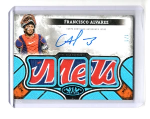 2025 Topps Tier One Autographed Tier One Relics #AT1RFA Francisco Alvarez 1/1 - Picture 1 of 3