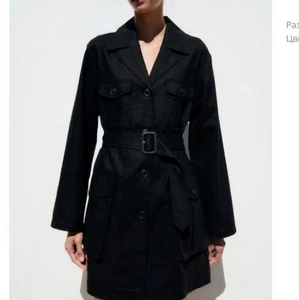 Zara Linen Blend Belted Utility Military Style Jacket Women's Size XS NEW - Picture 1 of 3