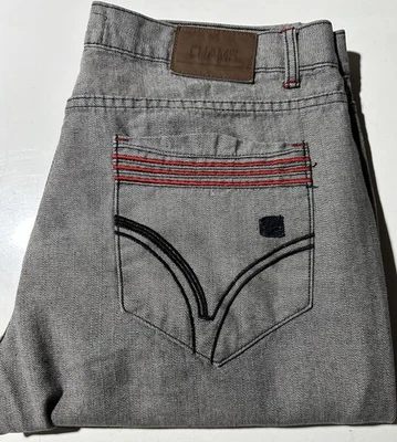 Y2K Vintage Chams Jeans Faded 38x33 Streetwear Jeans - Image 1 of 4