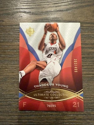 2008-09 Upper Deck Ultimate Collection #80 Thaddeus Young #/499 - Image 1 of 2