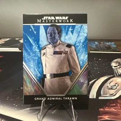 2024 Topps Star Wars Masterworks Grand Admiral Thrawn Blue Base - Image 1 of 2