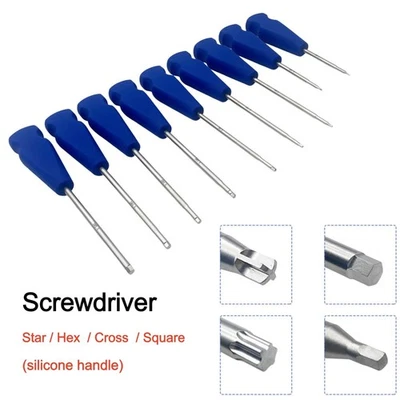 Destornillador estrella cabeza hexagonal destornillador ortopédico instrumento quirúrgico veterinario Foto 1 de 4