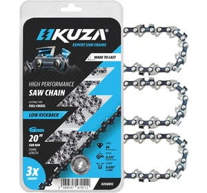 20 Inch Chainsaw Chain 0.325" Pitch, 050" Gauge, 80 Drive Links, German Steel... - Picture 1 of 7