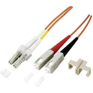 EFB-Elektronik Duplex Jumper LC-SC 9/125, OS2, LSZH, gelb, 2.0mm, 2m - Photo 1/2