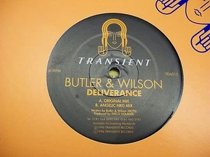 Butler & Wilson - Deliverance - 12" Single - 45rpm - Vinyl Schallplatte - Transient Trance UK - Bild 1 von 1