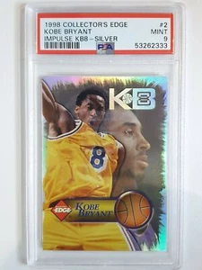 1998 Collector's Edge Kobe Bryant #2 SILVER HOLO - PSA 9 (POP 2) - Picture 1 of 2