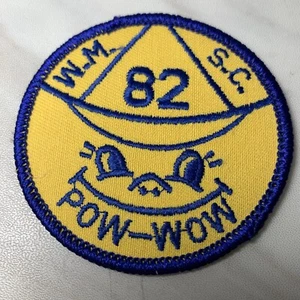West Michigan Shores Counsil Pow-Wow 1982 Patch Boy Scouts Scouts - Imagen 1 de 3