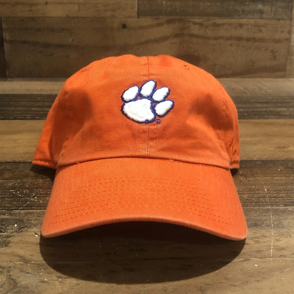 Clemson Tigers Hat Cap Mens Fitted Medium Orange NCAA Football Zephyr - NWT - Image 1 of 4