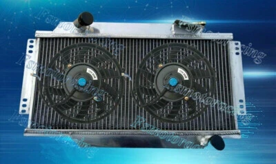 For Triumph Spitfire MARK III/IV/1500 1964-1978 77 Aluminum Radiator+FAN 1966 67 - Imagen 1 de 4