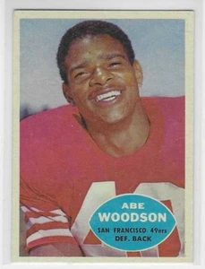 1960 Topps #120 ABE WOODSON 49ers Ex/Nm - Picture 1 of 2