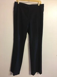 Calvin Klein Women’s Black Pants Size 12 98% Wool No Pockets - Picture 1 of 4