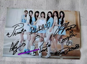 SIGNED - BABYMONSTER Team Autographed Photo 4*6 K-POP Exclusive Photograph 2025 - Picture 1 of 2
