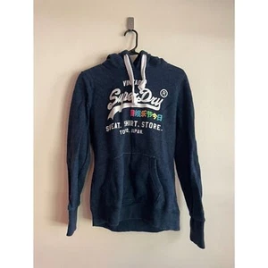 Superdry navy hoodie - Picture 1 of 5