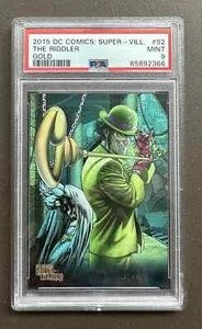 2015 THE RIDDLER # 52 CRYPTOZOIC DC COMICS: SUPER-VILLAINS GOLD FOIL 5/25 PSA 9 - Picture 1 of 2