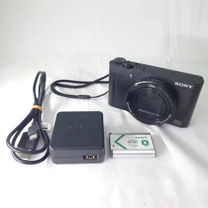 [EXC+5] SONY Cyber-Shot DSC-WX500 18.2MP Digital Camera - Black From Japan - Picture 1 of 18