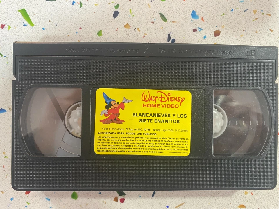 Snow White and the Seven Dwarfs VHS Walt Disney includes Making Of Only Tape - Image 1 of 1