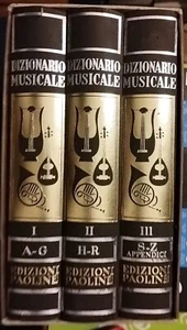 Cofanetto Dizionario musicale Larousse tre 3 volumi 1961 Edizioni Paoline - Foto 1 di 2