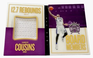 2015-16 Preferred Basketball 3 Demarcus Cousins Patch Booklet Board Members /149 - Picture 1 of 3