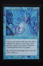 Magic The Gathering MTG CUNNING WISH Judgment MP Moderately Played