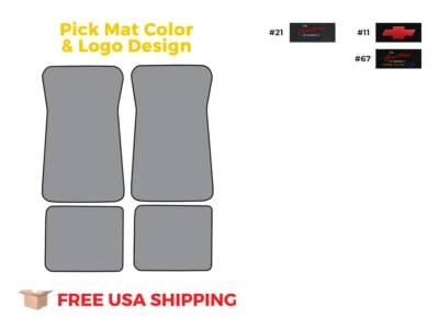 FITS 1969-1970 Chevrolet Brookwood Floor Mat 4pc Loop Foto 1 de 4